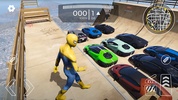 Superhero Car Mega Ramp Jump V screenshot 1
