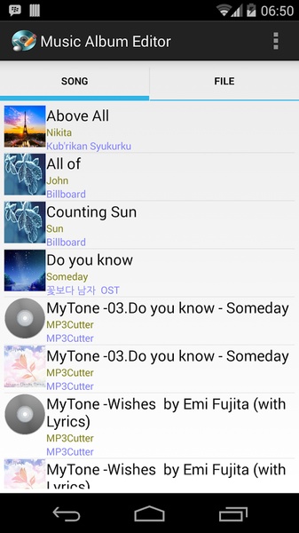 Music Album Editor - Preview 3
