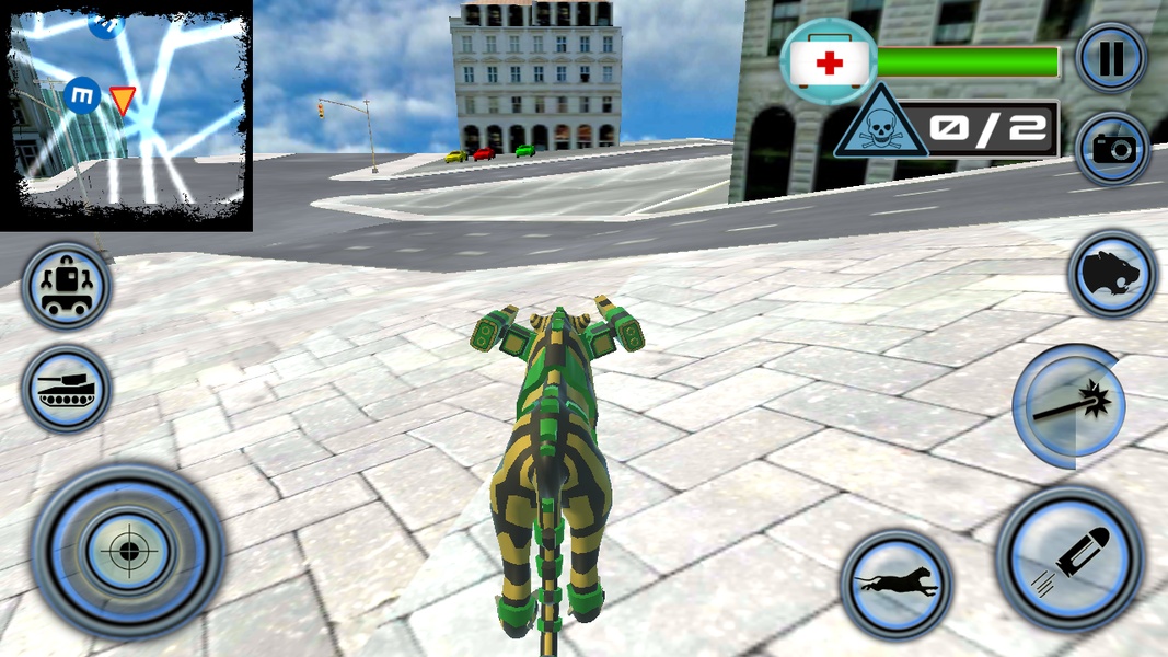 Furious Wild Tiger Robot Tank Robot Transform Game - Preview 9