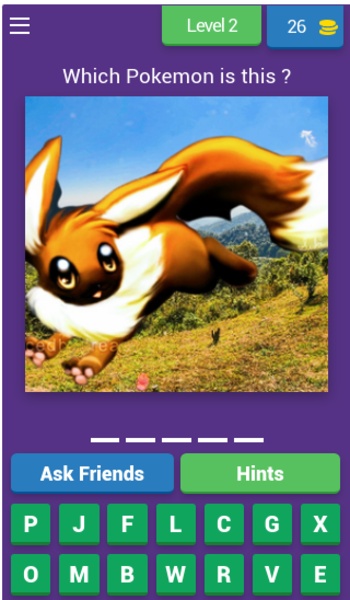Guess Pokemons Names - Preview 1