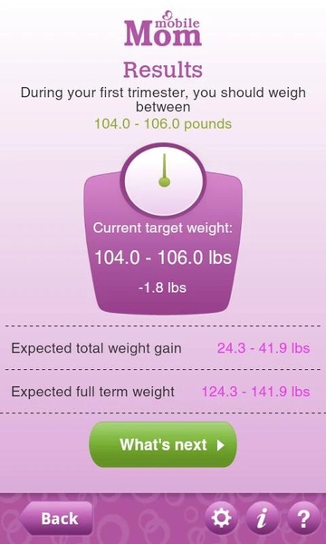 Weight Gain Calculator - Preview 1