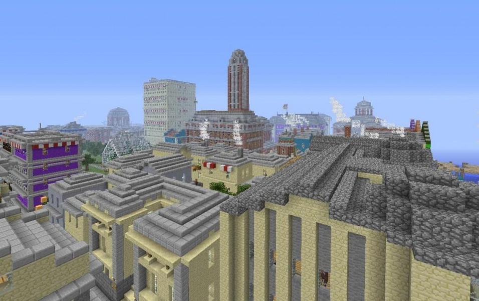 Adventures in city Minecraftt - Preview 2