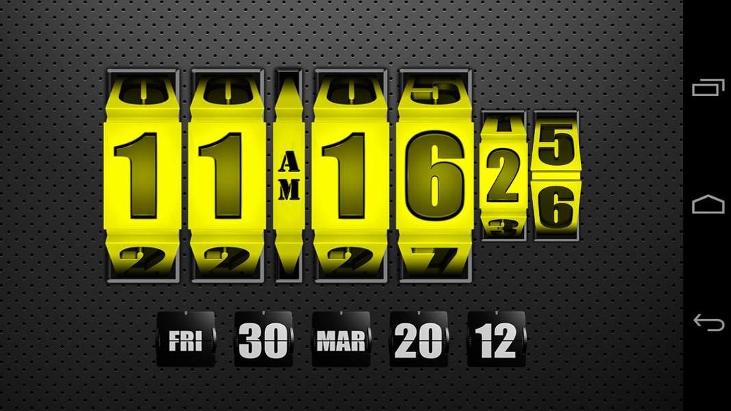 3DRollingClock YELLOW - Preview 2