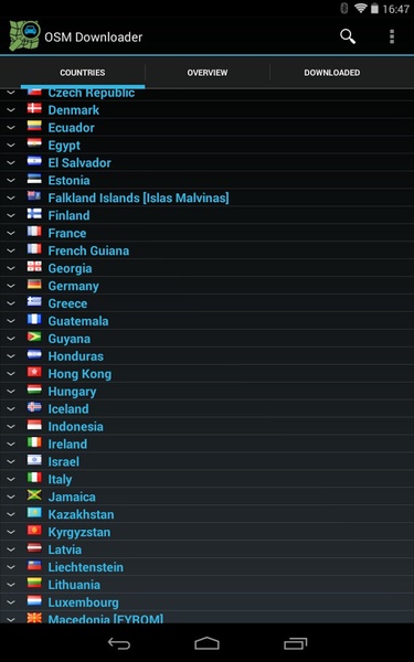 OSM Downloader - Preview 1