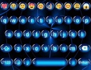 Spheres Blue Emoji Keyboard screenshot 2