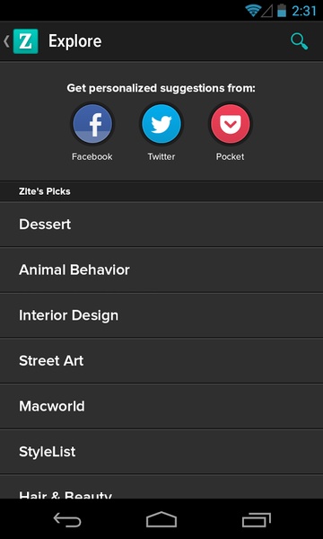 Zite - Preview 6