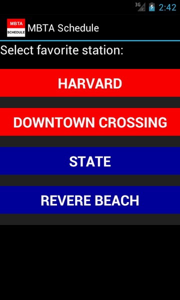 MBTA Schedule - Preview 1