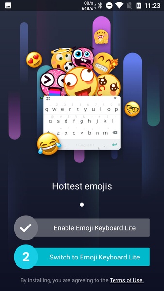 Teclado Emoji Keyboard Lite - Preview 1
