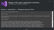 Belajar HTML Dasar (Application Interface) 32-bit screenshot 2