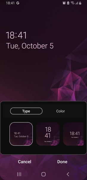 Samsung Clock style - Preview 6