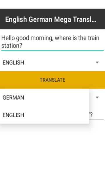 English German Mega Translator - Preview 1