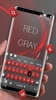Red Gray Keyboard screenshot 3