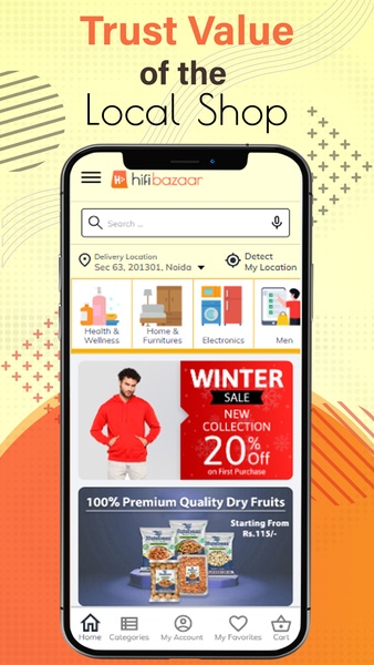 Hifibazaar Local Shopping App - Preview 5