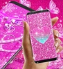 Pink glitter live wallpaper screenshot 2