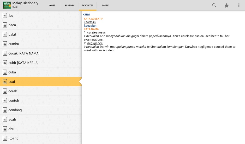 Collins Malay Easy Dictionary - Preview 4
