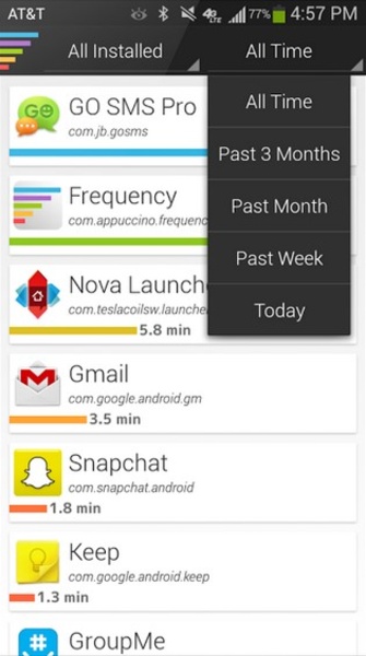 Frequency: App Usage Tracking - Preview 2