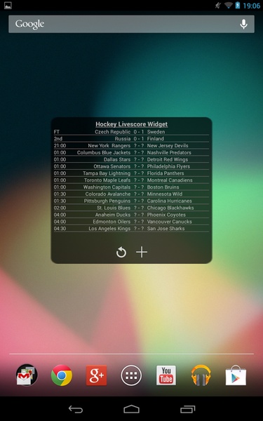Hockey Livescore Widget - Preview 6