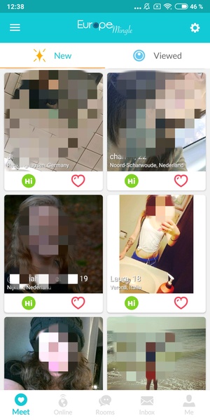 Europe Mingle - Dating Chat with European Singles - Preview 1