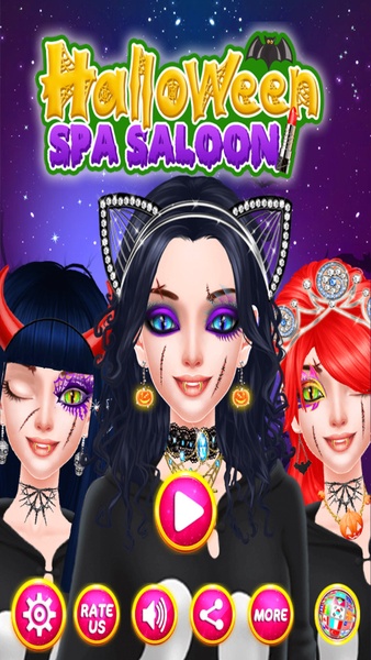 Halloween Makeup Salon : Dressup Games For Girls - Preview 9