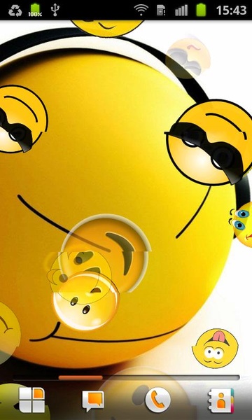 Smiley Live Wallpaper - Preview 1