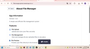 File Manager Upload screenshot 4