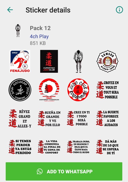 Judo Stickers - Preview 2