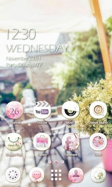 beautiful day GOLauncher EX Theme - Preview 5