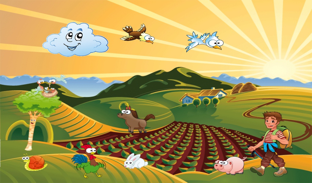 Funny Pets English and Spanish for Kids - Preview 5