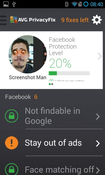 AVG Privacy Fix - Preview 3
