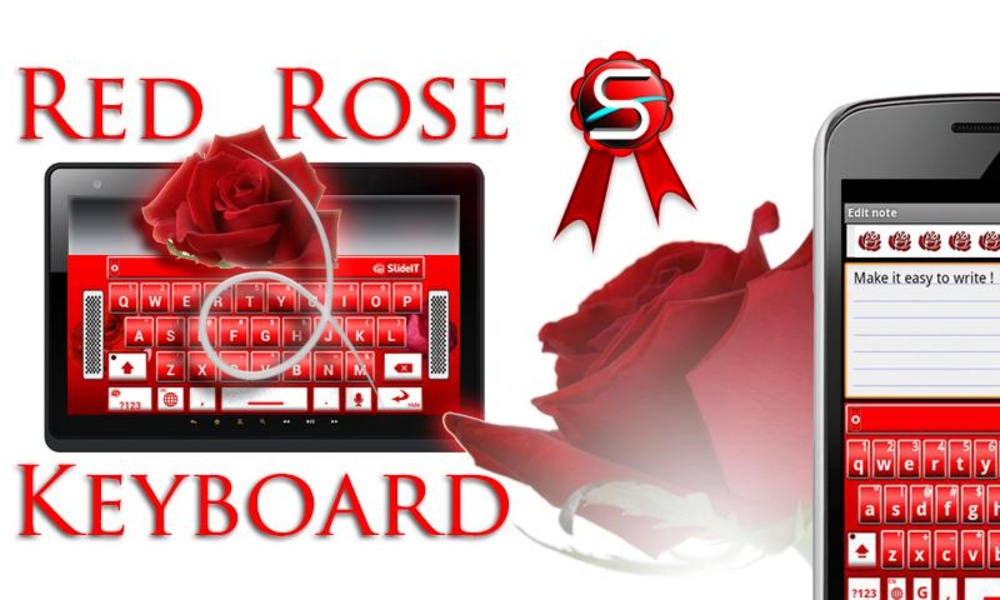 SlideIT Red Rose skin - Preview 4