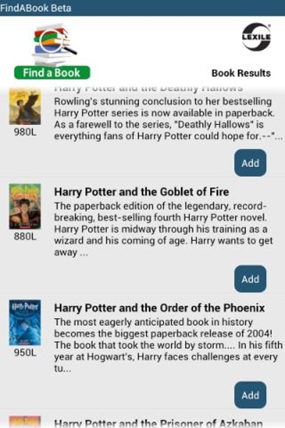 FindABook Beta - Preview 2