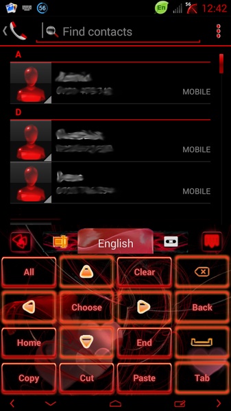 Heart Flame GO Keyboard Theme - Preview 7