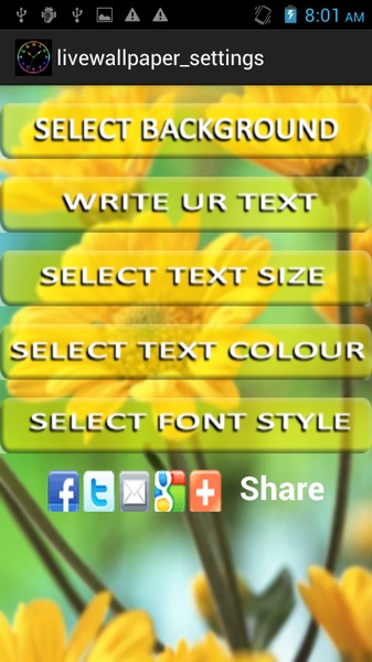 Flower Clock Live Wallpaper - Preview 7