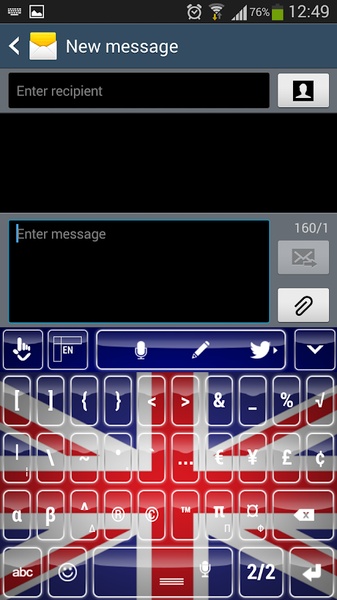 United Kingdom Keyboard Theme - Preview 4