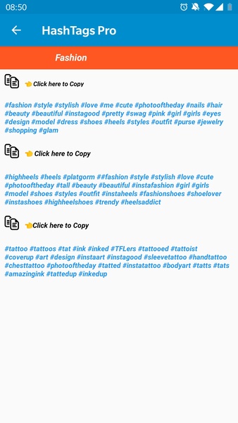 HashTags pro - Preview 5
