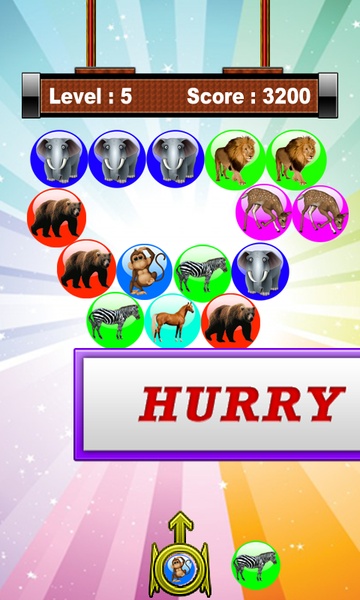 Angry Animal Bubble Shooter - Preview 2