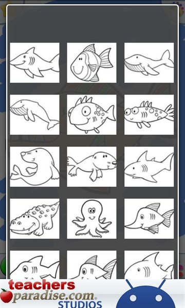 Ocean Animals Coloring Book - Preview 3