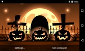 Halloween Live Wallpaper Lite screenshot 1