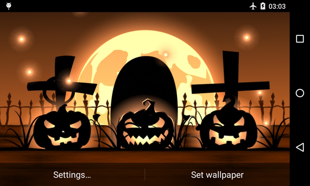Halloween Live Wallpaper Lite - Preview 1
