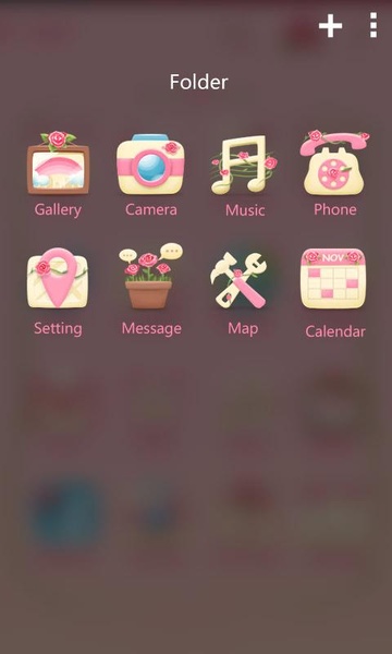 butterfly fairy GOLauncher EX Theme - Preview 3