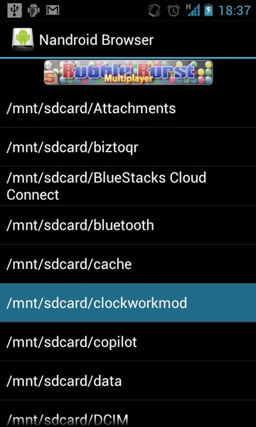 Nandroid Browser - Preview 3