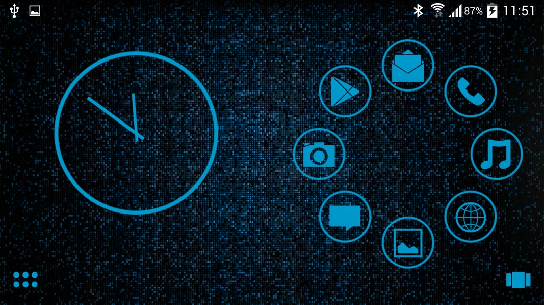 Holo Blue Theme - Preview 1