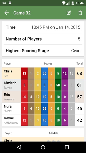 7 Wonders Score Sheet - Preview 2