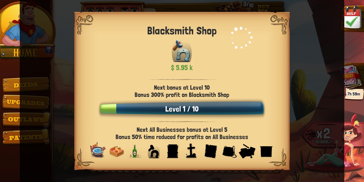 Idle Tycoon: Wild West Clicker Game - Tap for Cash - Preview 3