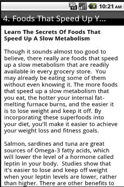 Foods That Burn Fat - Preview 1