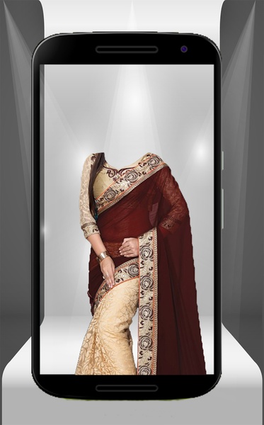 women saree suit photo montage - Preview 4