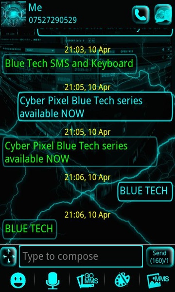 Blue Tech sms - Preview 5
