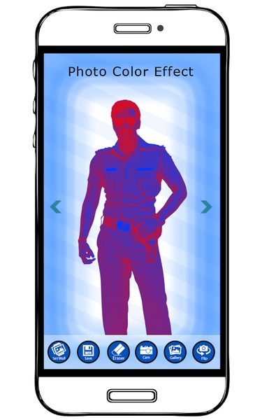 Men Police Dress Photo Suit - Preview 5
