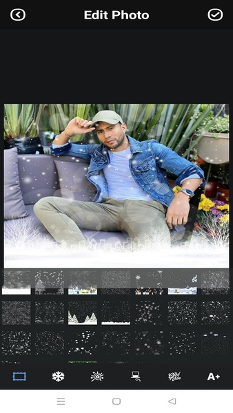 Snowfall Effects Photo Editor - Preview 2