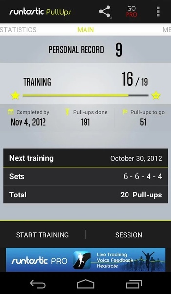 Runtastic Pull-Ups - Preview 1
